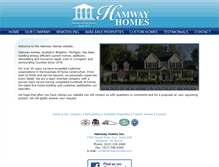 Tablet Screenshot of hamwayhomes.com
